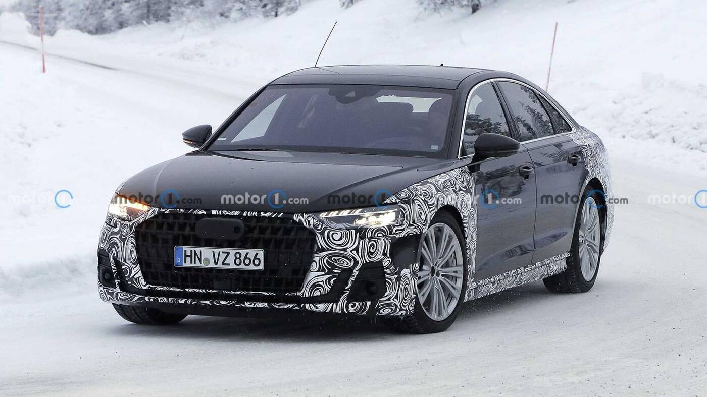 Zobacz zdjęcia testowanego liftingu Audi A8 2022