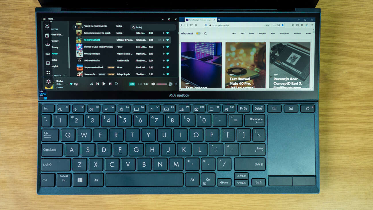 Asus ZenBook Duo 14 test recenzja