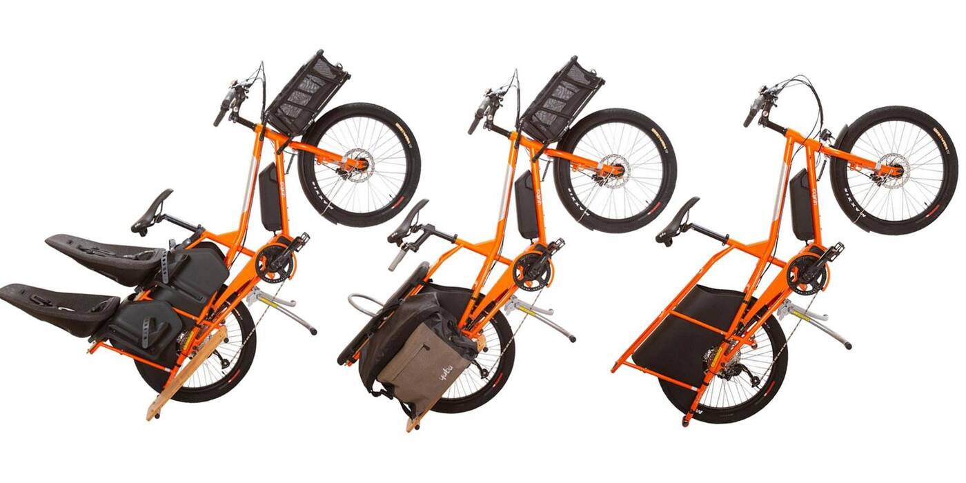 Elektryczny rower towarowy Yuba Kombi E5, Elektryczny rower towarowy Yuba, Elektryczny rower towarowy