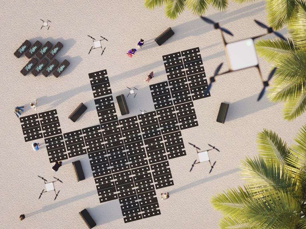 Kocyk dla dronów, czyli masowe ładowanie całej floty