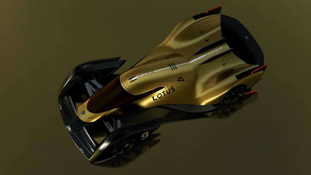 Lotus E-R9, przyszłość elektrycznych bolidów wyścigowych, Lotus E-R9, koncept Lotus E-R9,