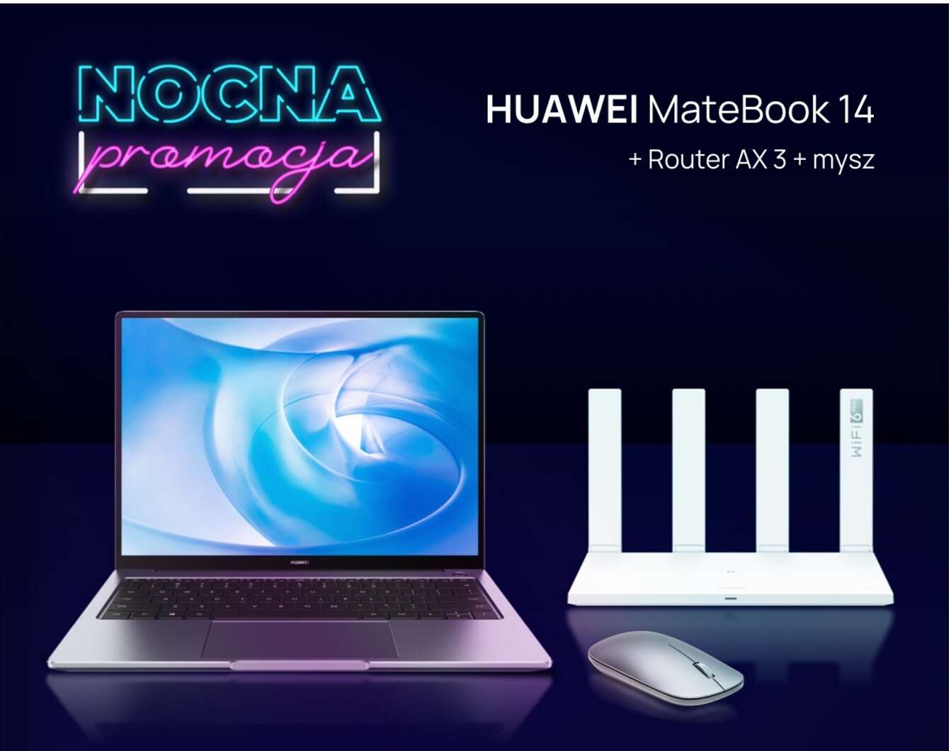 Nocna promocja na huawei.pl: Huawei MateBook 14 w świetnej cenie!