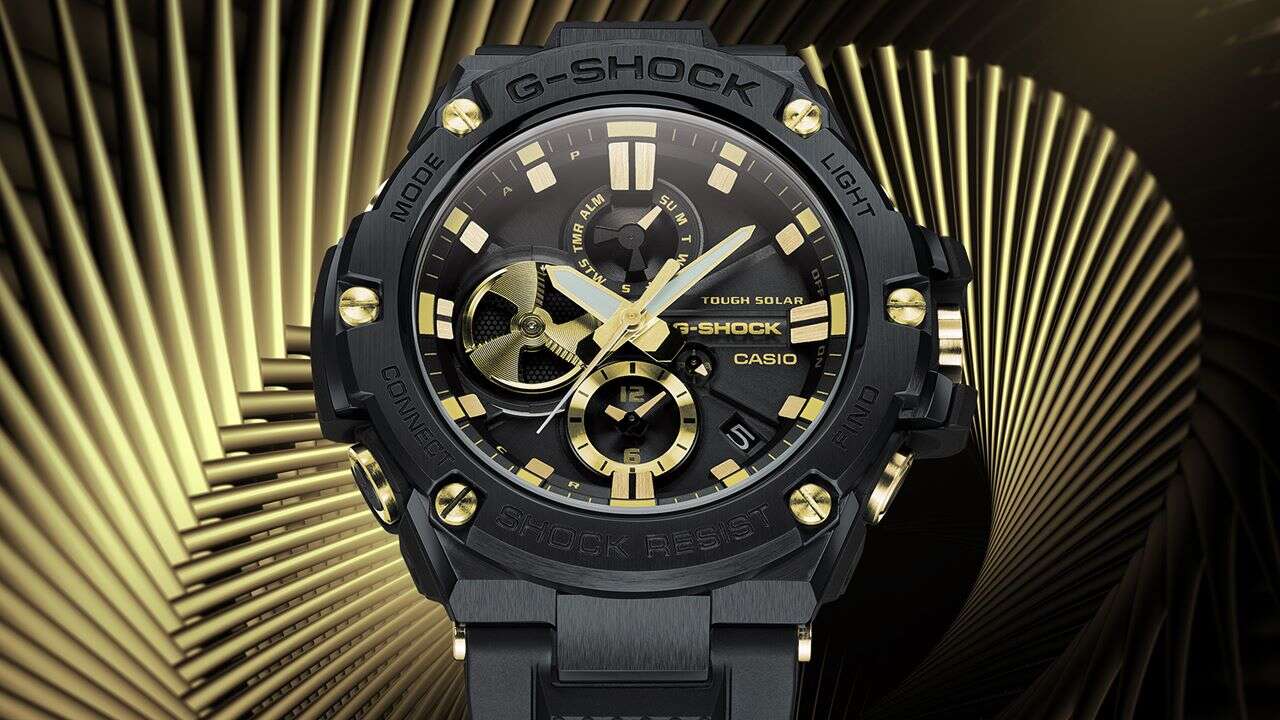 Nowy zegarek G-Shock, G-Steel GSTB100GC-1A, GSTB100GC-1A