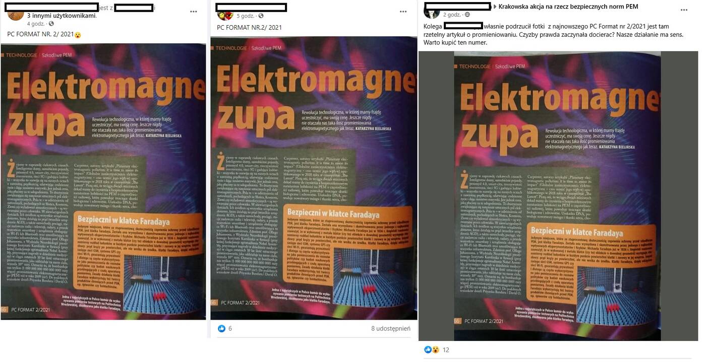 Magazyn komputerowy ostrzega przed promieniowaniem elektromagnetycznym. Słusznie?