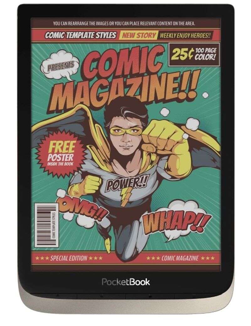 Pierwszy kolorowy czytnik z 7,8-calowym wyświetlaczem Kaleido E Ink