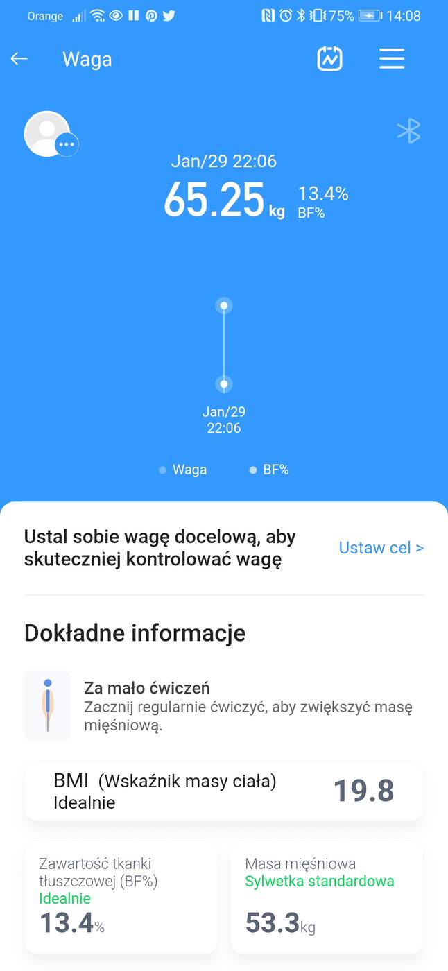 Test inteligentnej wagi realme Smart Scale