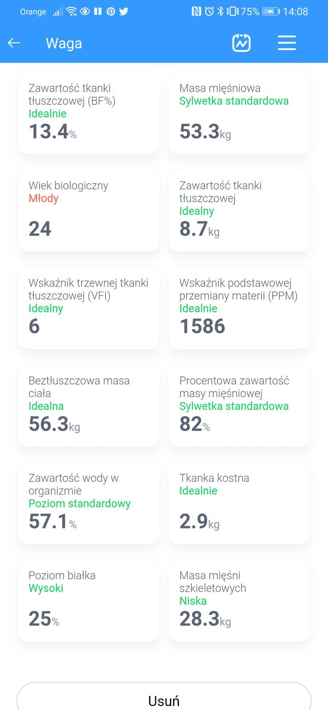 Test inteligentnej wagi realme Smart Scale