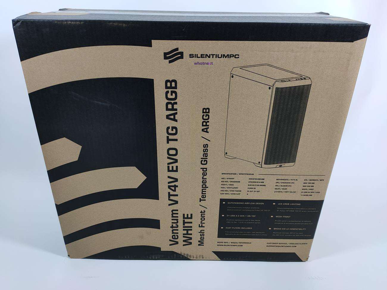 test SilentiumPC Ventum VT4V EVO TG ARGB White, recenzja SilentiumPC Ventum VT4V EVO TG ARGB White, opinia SilentiumPC Ventum VT4V EVO TG ARGB White