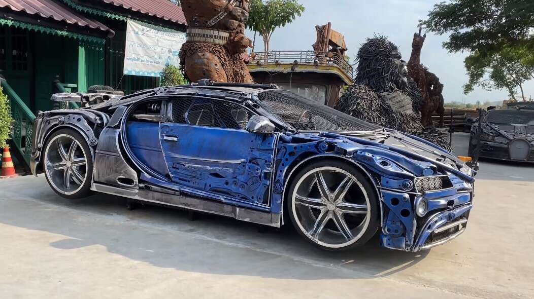 replikę Bugatti Chiron ze złomu, Bugatti Chiron ze złomu