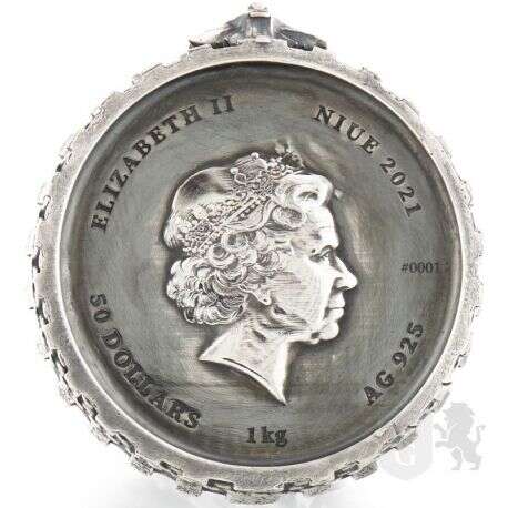 Srebrny Geralt za 17999 zł, czyli pierwsza na świecie moneta-figurka