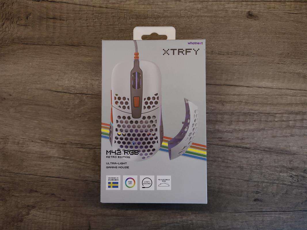 Test myszki Xtrfy M42 RGB Retro i podkładki GP4