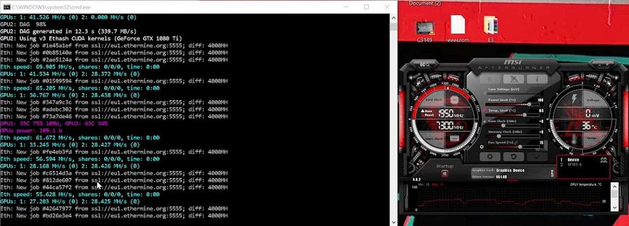Wydajność kryptowalutowa GeForce RTX 3060 z blokadą