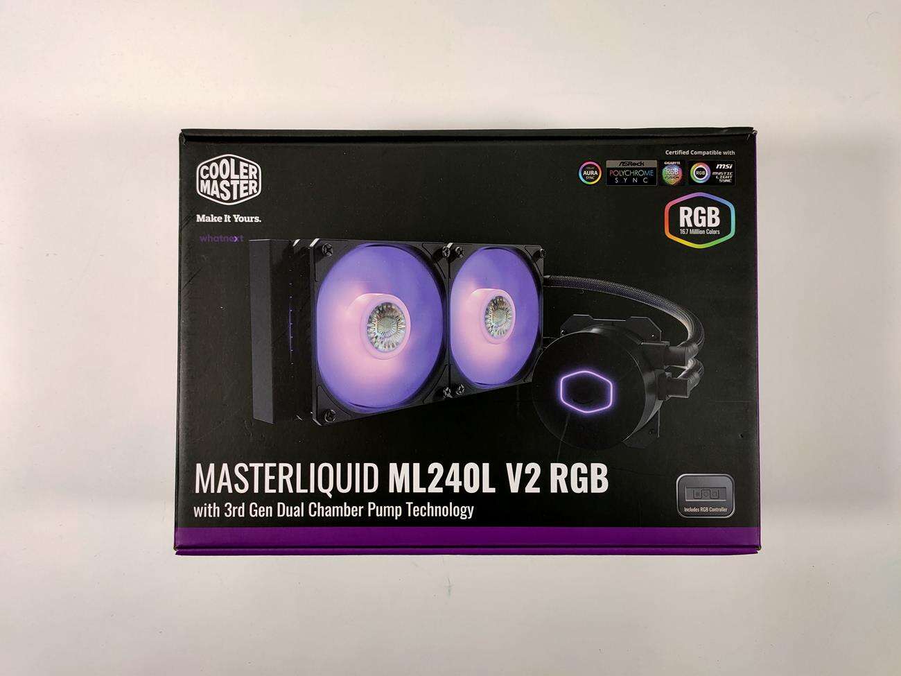 test Cooler Master MasterLiquid ML240L V2 RGB, recenzja Cooler Master MasterLiquid ML240L V2 RGB, opinia Cooler Master MasterLiquid ML240L V2 RGB