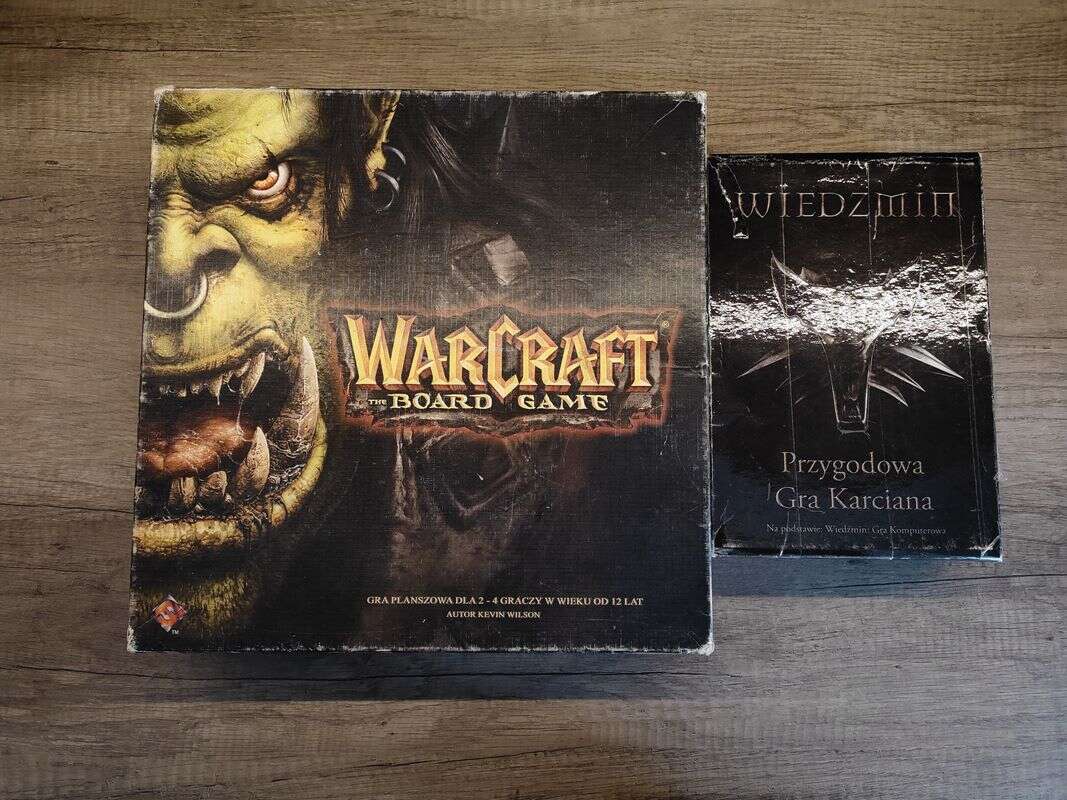 karcianka Wiedźmin, planszówka Warcraft,
