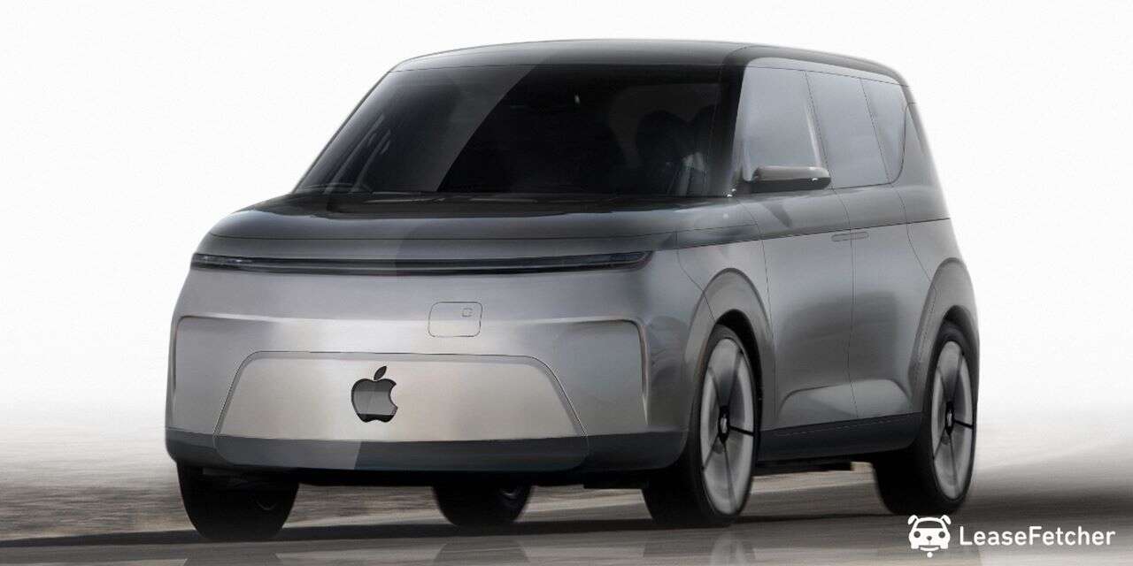 elektryczny samochód Apple, rendery elektryczny samochód Apple, wygląd samochodu APple