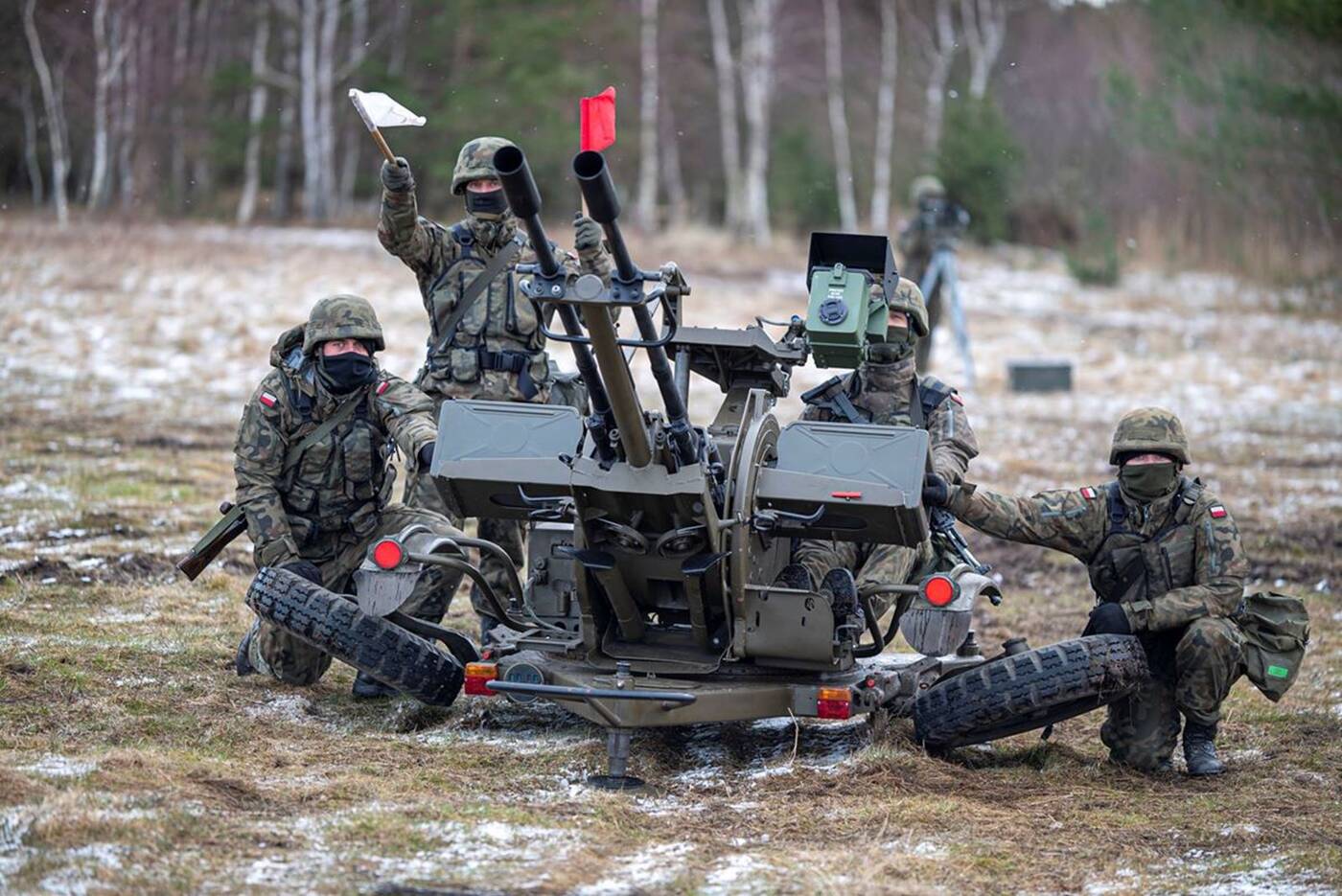 Polscy przeciwlotnicy z Braniewa ćwiczą w nadmorskiej Ustce
