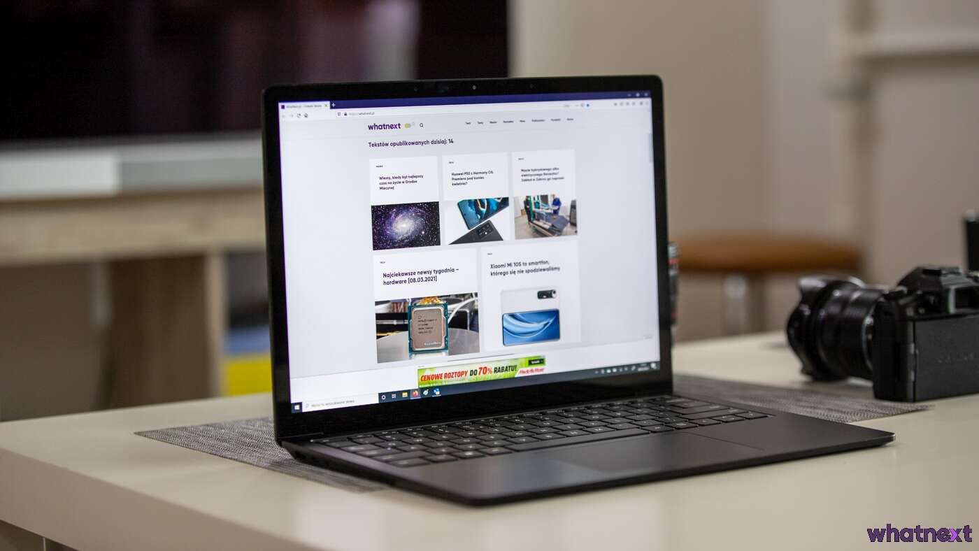 Microsoft Surface Laptop 3 test recenzja