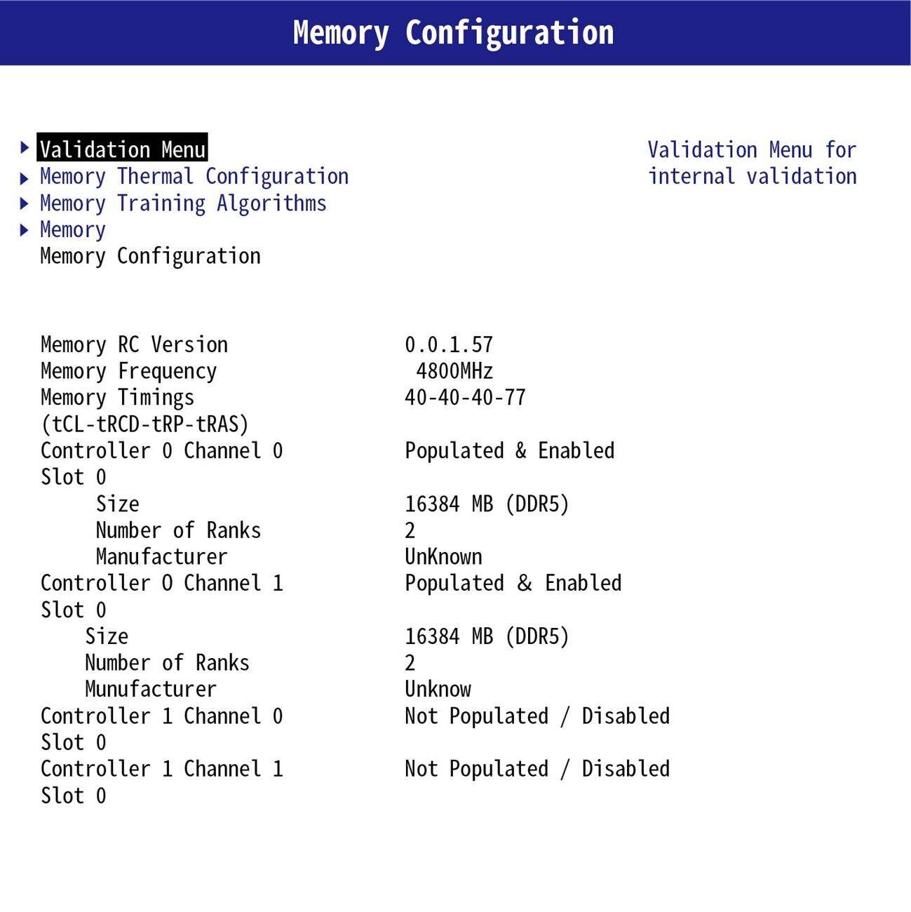 testy DDR5-4800 MHz