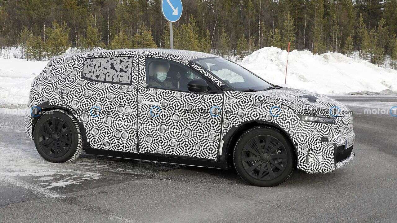 Pierwsze zdjęcia Renault Megane EV, zdjęcia Renault Megane EV, Pierwsze zdjęcia Renault Megane