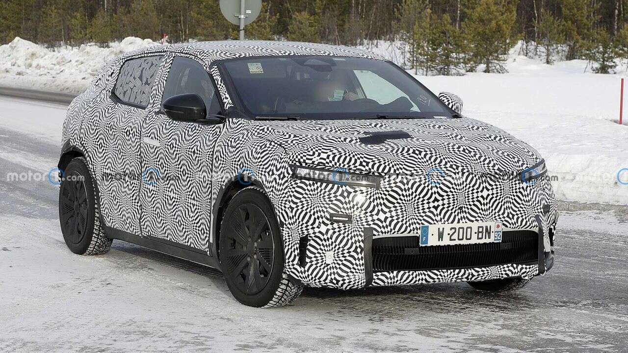 Pierwsze zdjęcia Renault Megane EV, zdjęcia Renault Megane EV, Pierwsze zdjęcia Renault Megane