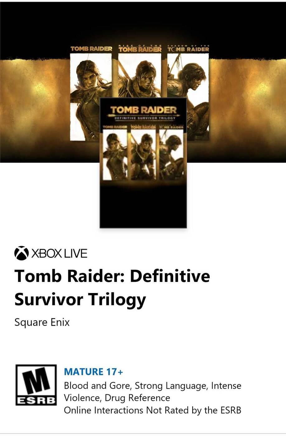 Czyżby zbliżał się debiut Tomb Raider: Definitive Survivor Trilogy?