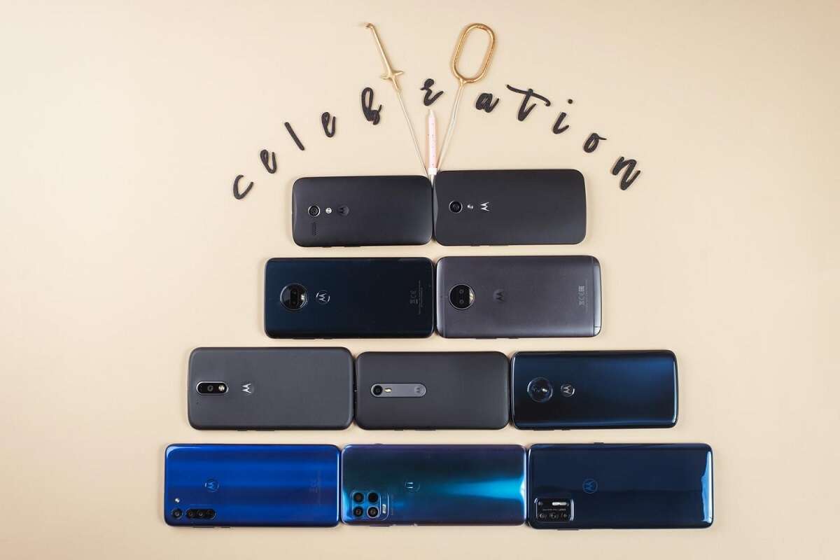 Motorola świętuje 10 generacji smartfonów serii moto G