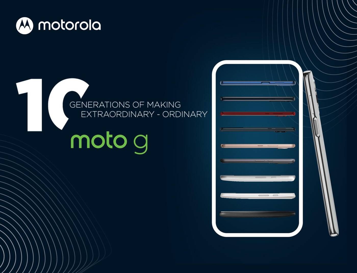 Motorola świętuje 10 generacji smartfonów serii moto G