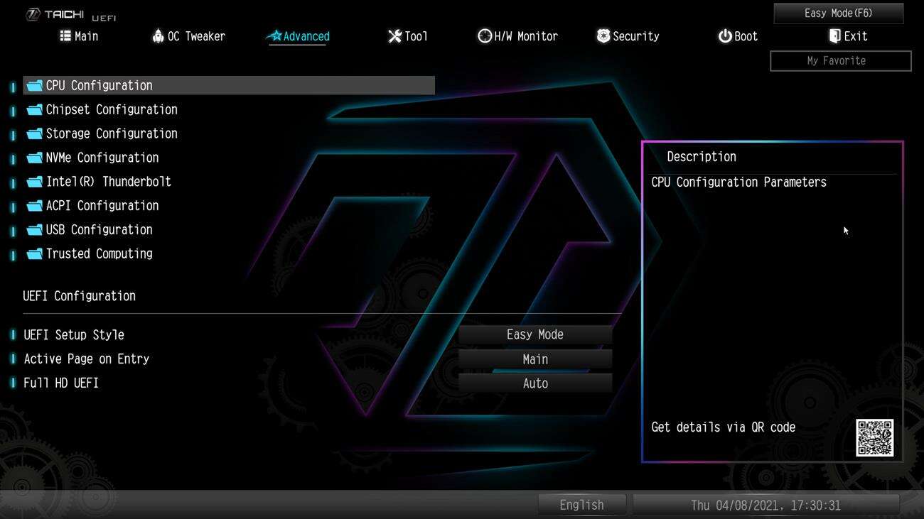 Test płyty głównej ASRock Z590 Taichi