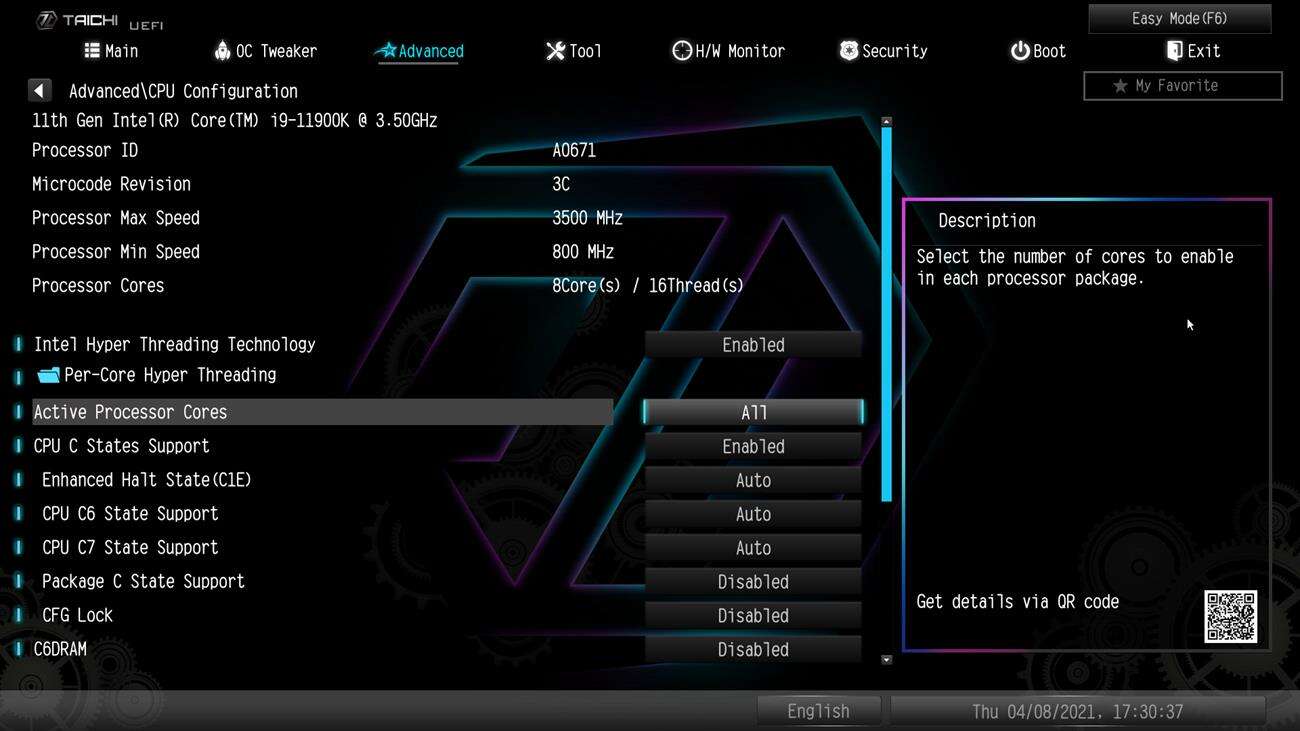 Test płyty głównej ASRock Z590 Taichi