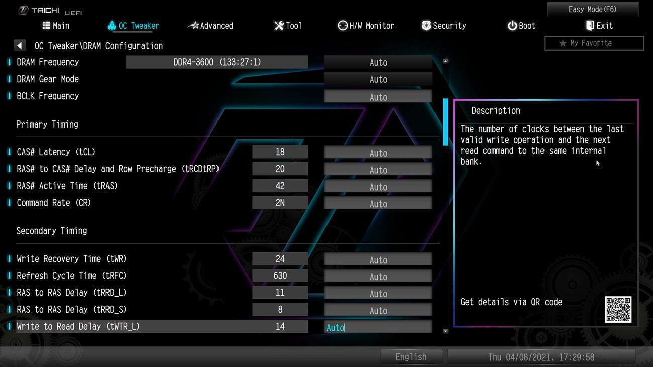 Test płyty głównej ASRock Z590 Taichi