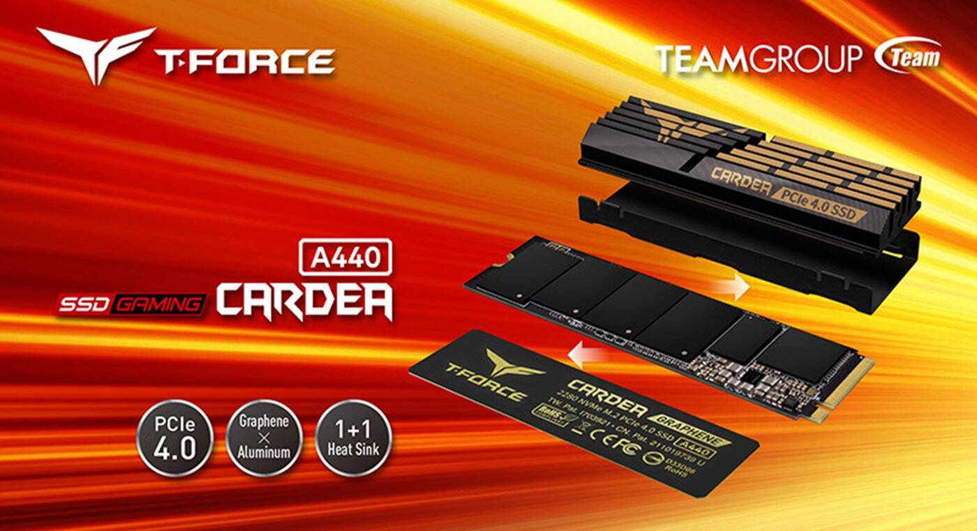 Nowy dysk SSD na PCIe 4.0, T-Force Cardea A440