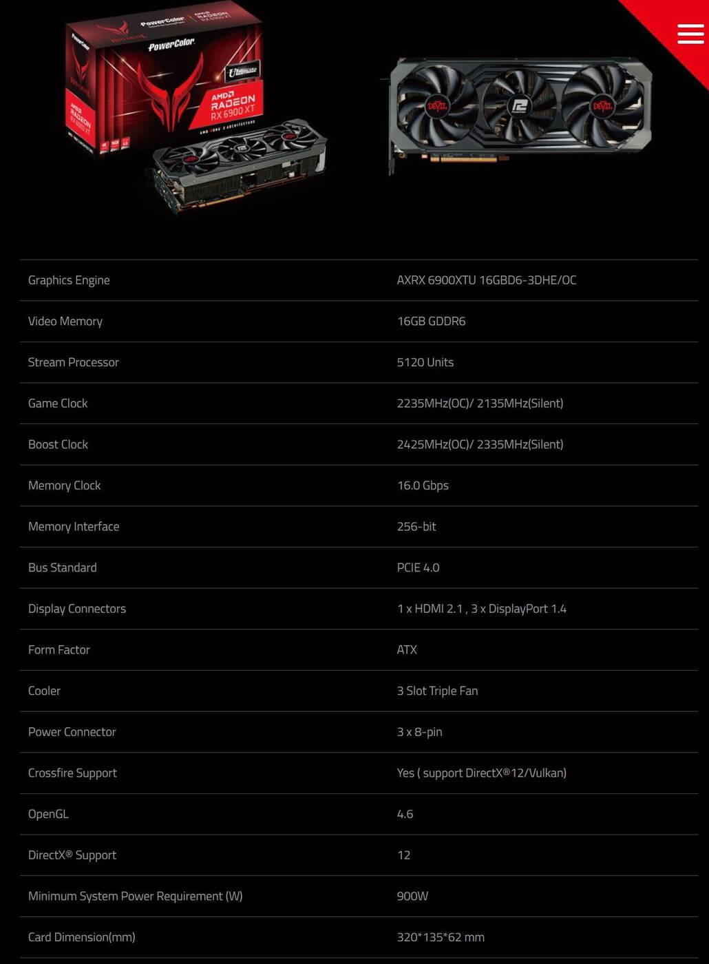 PowerColor pokazał wersje Ultimate diabełków Radeon RX 6900 XT