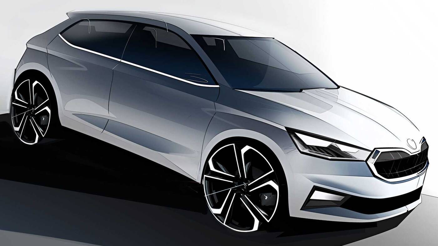 Spójrzcie na szkice Skoda Fabia 2021. Jak projektowano zupełną nowość?