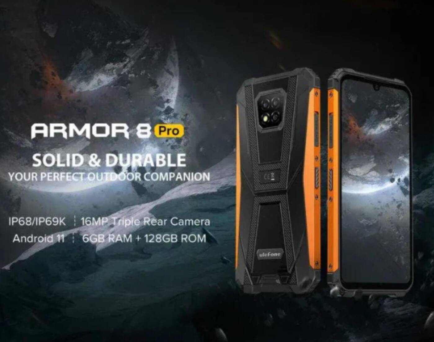 Armor 8 Pro, Armor 8, lepszy Armor 8, wytrzymały smartfon, Ulefone Armor 8 Pro