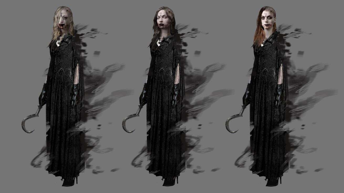 Nowe grafiki z Resident Evil Village. Lady Dimitrescu i jej córy przerażają