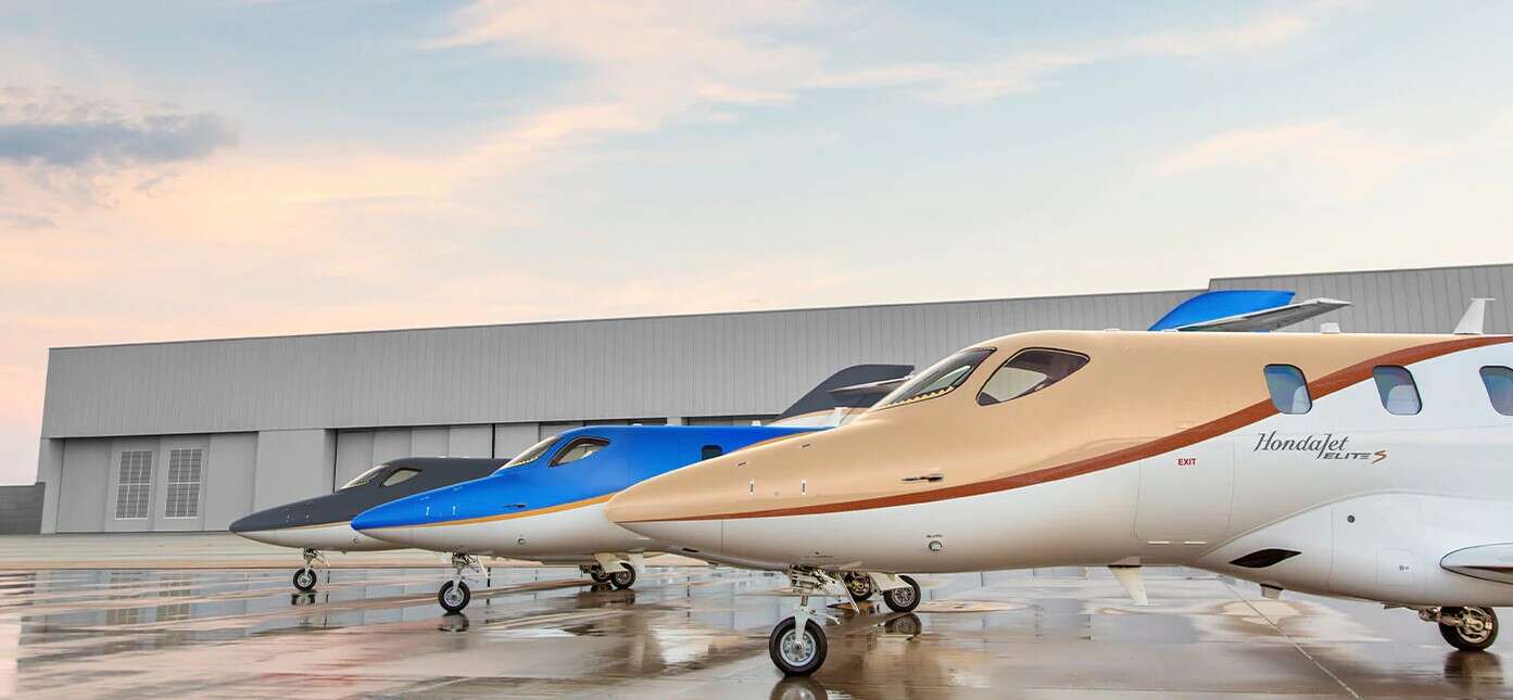 Nowy wyjątkowy odrzutowiec biznesowy HondaJet Elite S