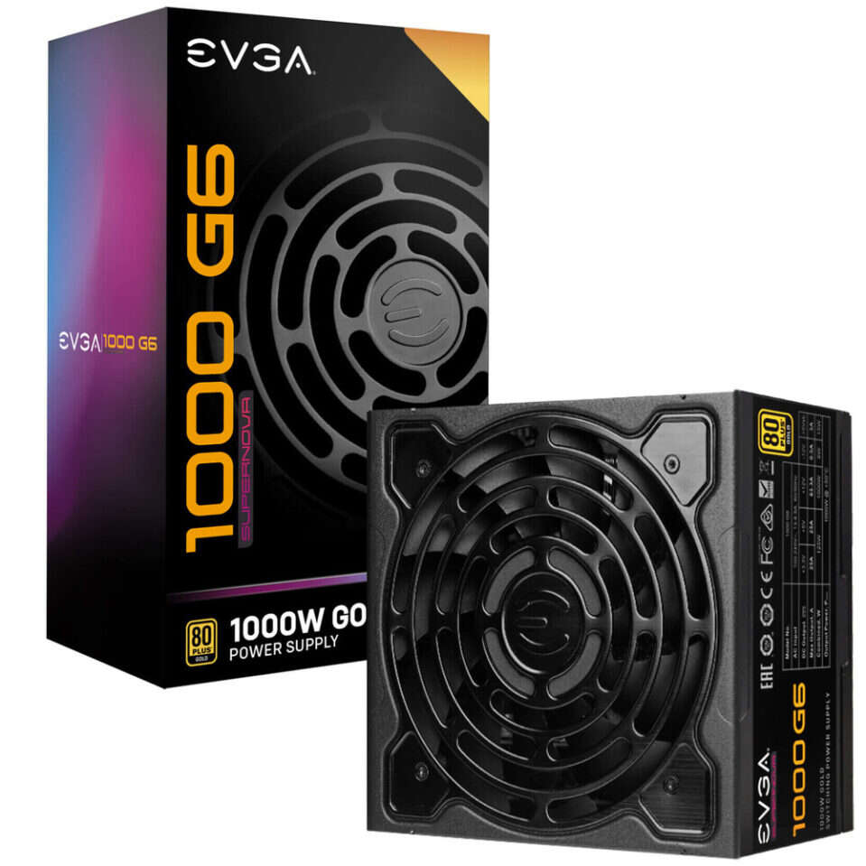 Zasilacze SuperNOVA G6 od EVGA, najkrótsze PSU z certyfikatem Gold, Zasilacze SuperNOVA G6