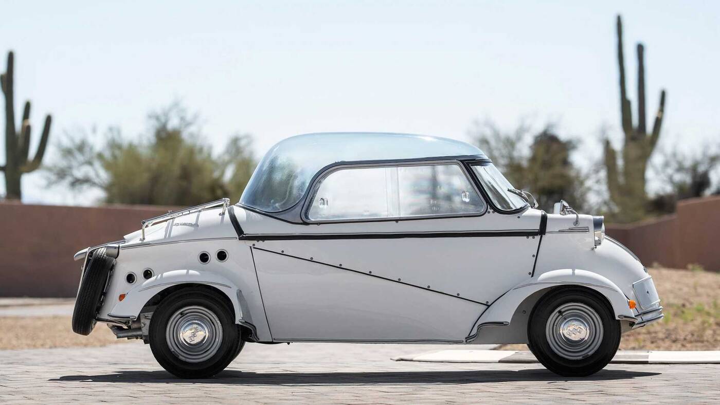 TG 500, czyli jeden z najszybszych mikrosamochodów trafi na aukcję