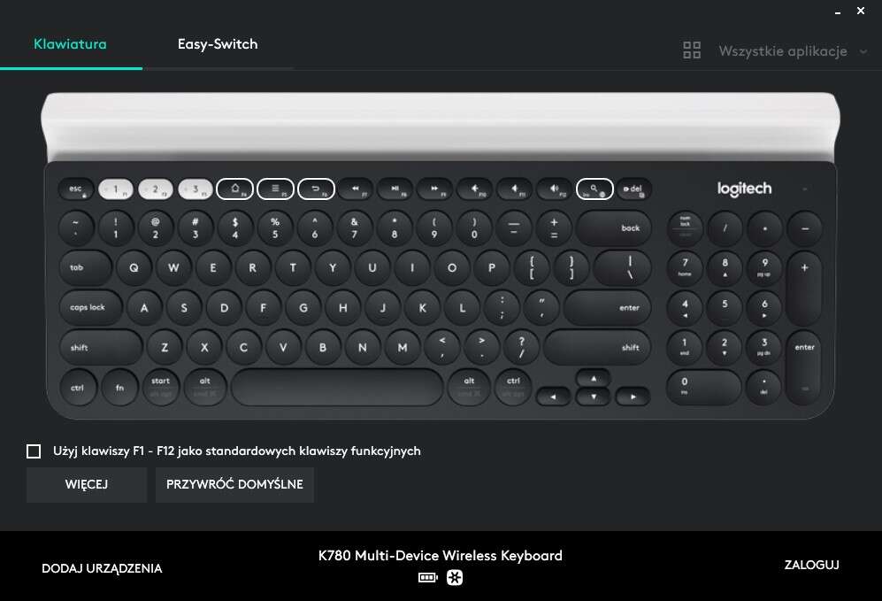 Test bezprzewodowej klawiatury Logitech K780 idealnej dla tableciarzy