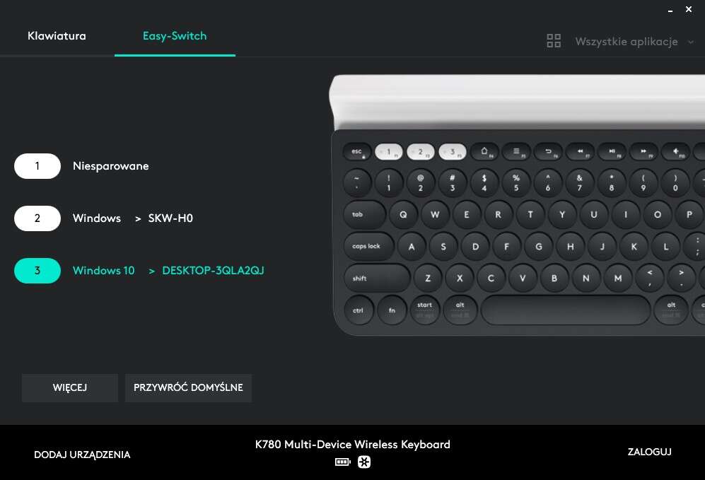 Test bezprzewodowej klawiatury Logitech K780 idealnej dla tableciarzy
