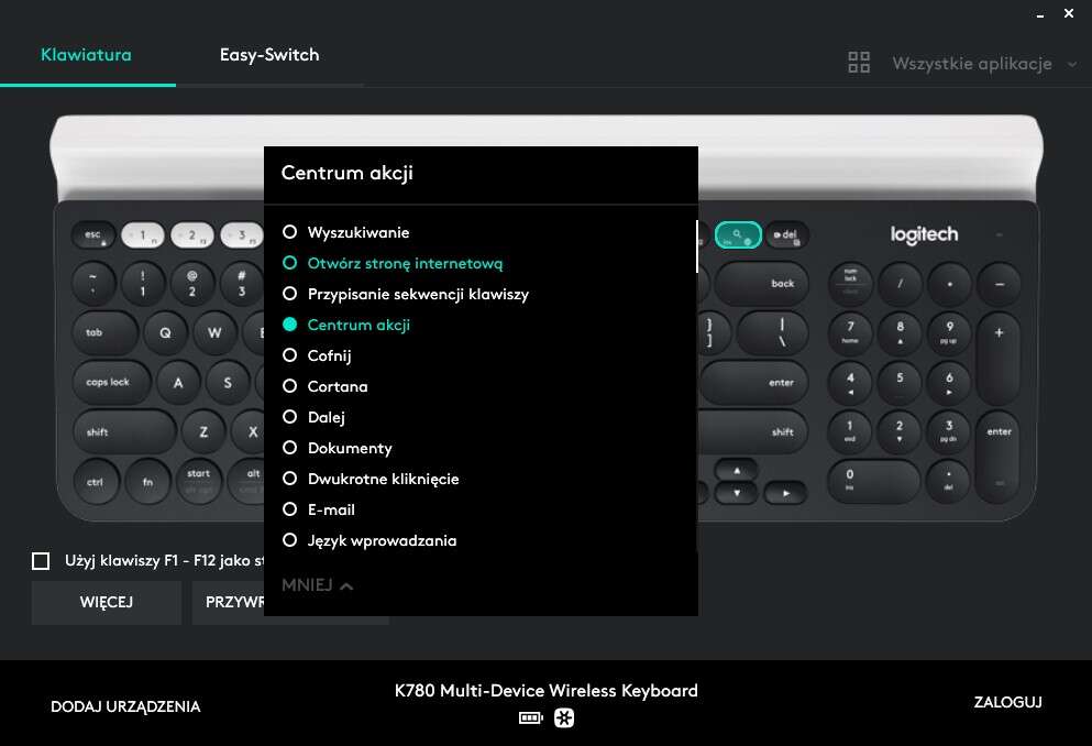 Test bezprzewodowej klawiatury Logitech K780 idealnej dla tableciarzy