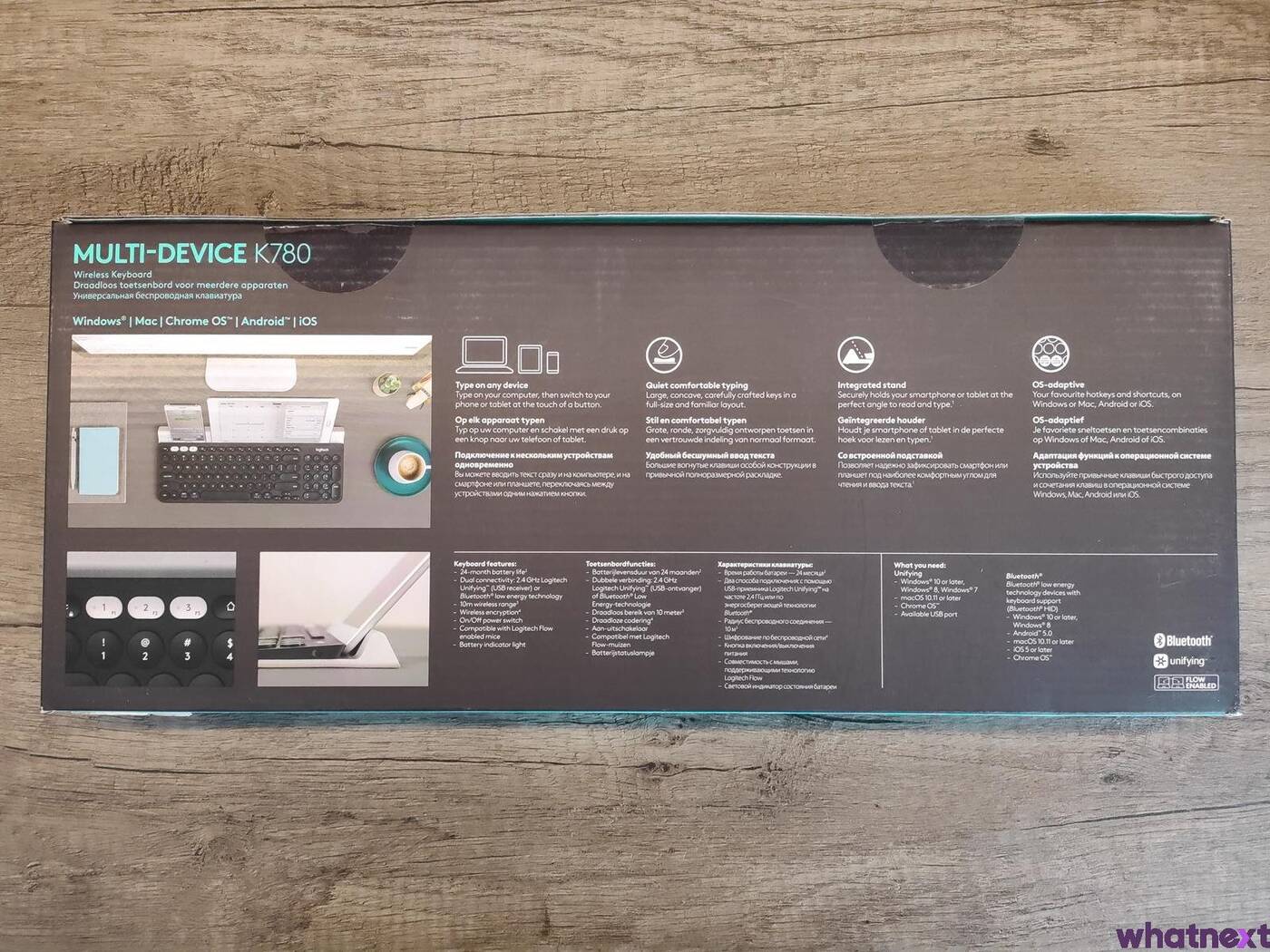 Test bezprzewodowej klawiatury Logitech K780 idealnej dla tableciarzy