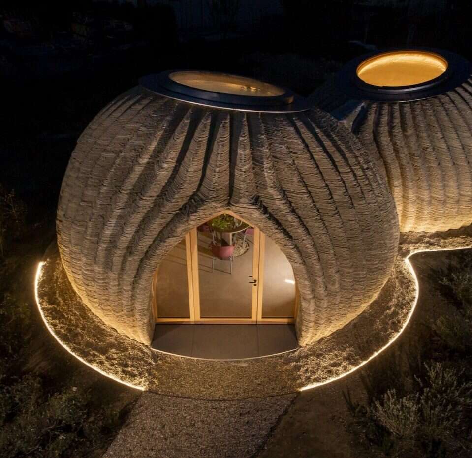 drukowanie ekologicznego domu TECLA, dom TECLA, drukowanie TECLA