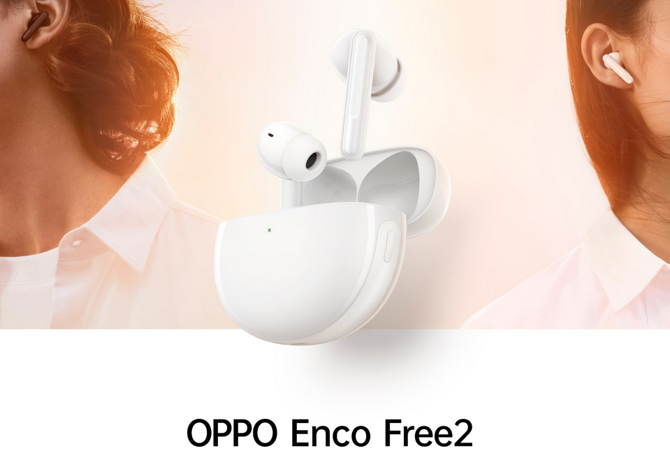 Oppo Enco Free2 - nowe słuchawki z ANC, dobrą baterią i atrakcyjną ceną