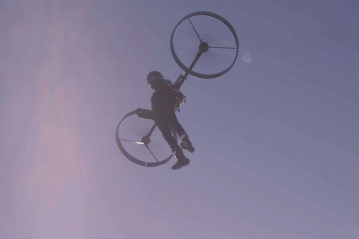 Copterpack, latający Copterpack, latającego człowieka-drona