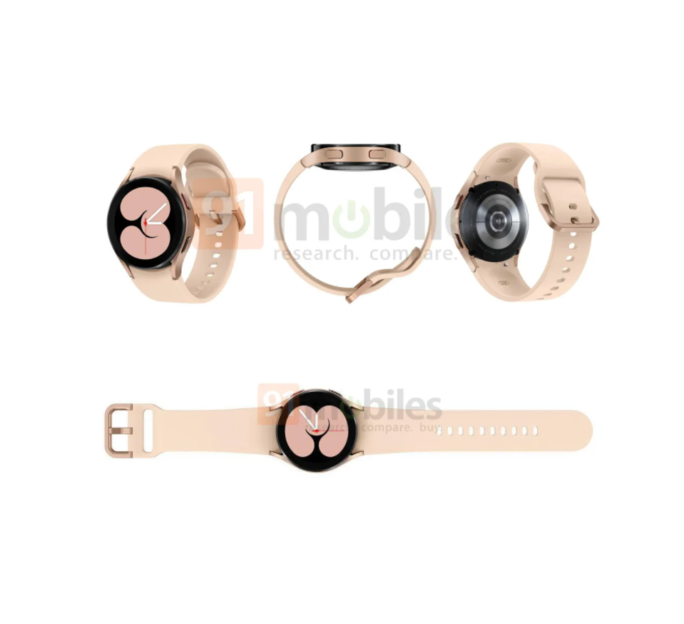 rendery Samsung Galaxy Watch4, wyciek Samsung Galaxy Watch4, Samsung Galaxy Watch4, Galaxy Watch4, Watch4