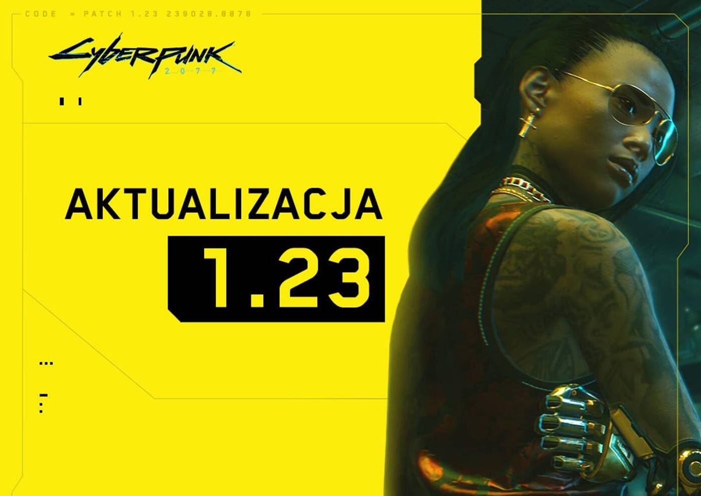 Nowa aktualizacja Cyberpunka 2077. Łatka 1.23 już dostępna