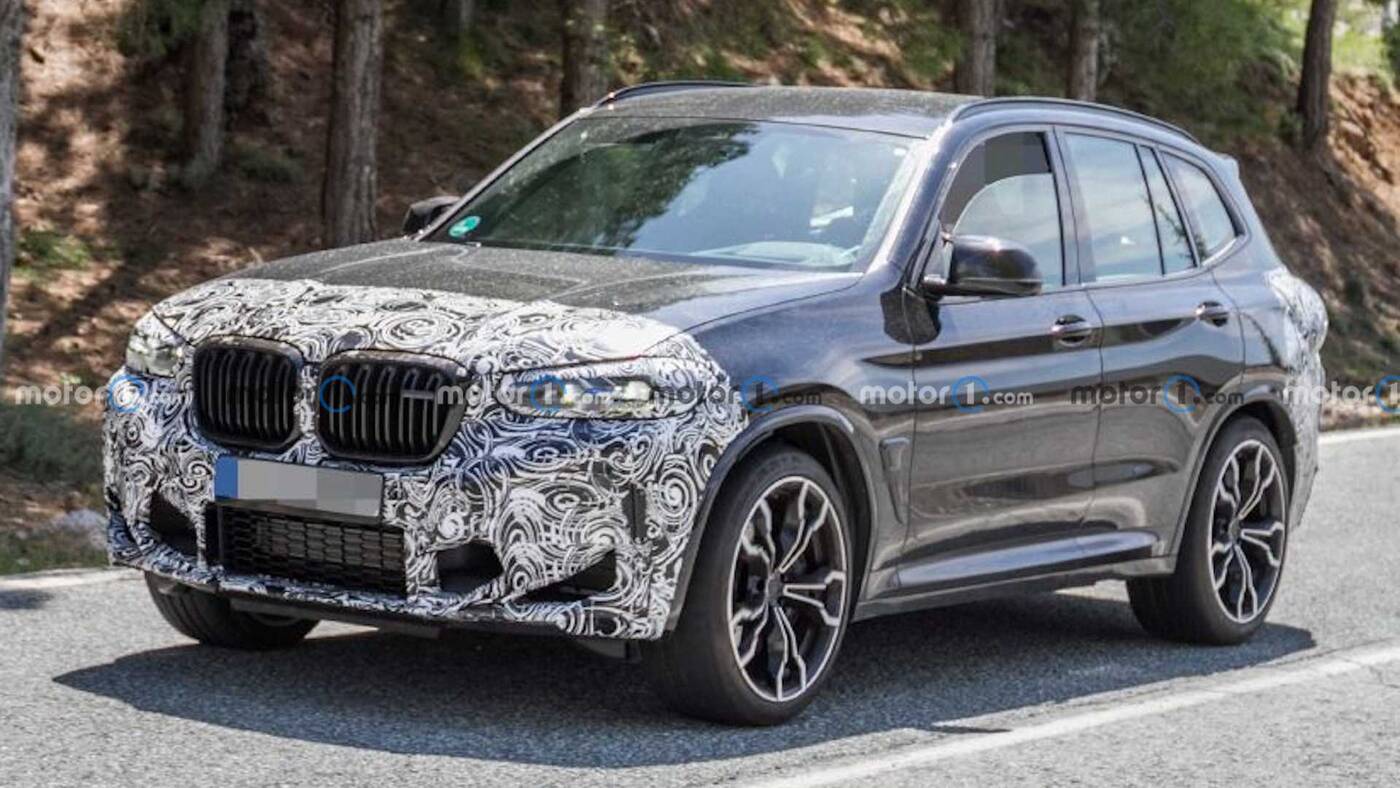 Odświeżenie BMW X3 M 2022 wyszpiegowane w testach