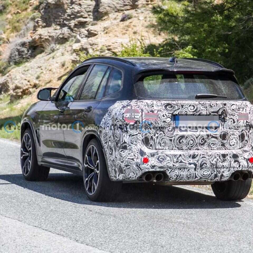 Odświeżenie BMW X3 M 2022 wyszpiegowane, Odświeżenie BMW X3 M 2022, BMW X3 M 2022, zdjęcia BMW X3 M 2022