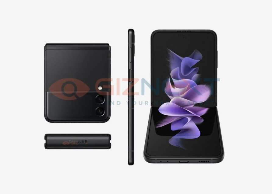 Rendery Galaxy Z Flip3 pokazują składaka z każdej strony